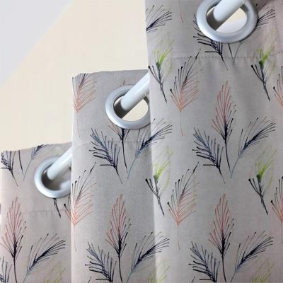 China Blackout Designs 100% High Quality 100% Polyester Printing Fabric Door Window Blackout Curtains 2018 New For Living Room for sale