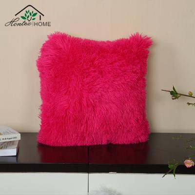 China Custom Printing 100% Polyester PV Fleece Cushion Covers Luxury Modern Cheap Coral Long Cushions Seat Cushion Covers for sale