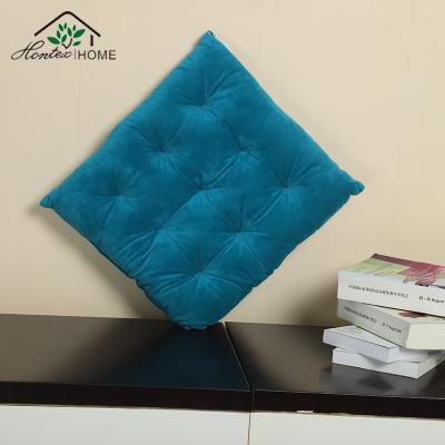 China Wholesale Simple Outdoor Sofa Cushion Cover Velvet Floor Cushions Office Chair Coccyx Velvet Cushion Cover for sale