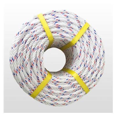 China 3 Strands PP Split Film High Tensile Rope In 4-10mm In Handle Spool for sale