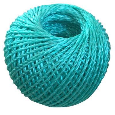 China High tension /durable 1 2 3 or 4 strands pp PE twist rope polypropylene danline split film rope packing rope pp twine for sale