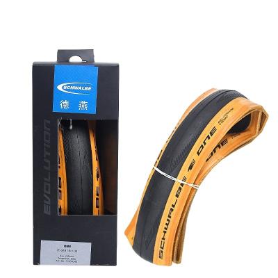 China Mountain Bikes Schwalbe UN 16inch Folding Tire16x1.35 Yellow Edge 35-349 EXO Ultra Light Retro Knock Resistant Tire for sale