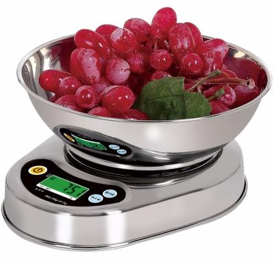 China Best Cute Mechanical Stainless Steel Mechanical Stainless Structure Household Kitchen Manual Electronic Digital Slim Custom Food Weigh Scale for sale