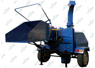 China Diesel Engine Mobile Wood Chipper Equipment 10 - 30T / H Forestry Machinery for sale