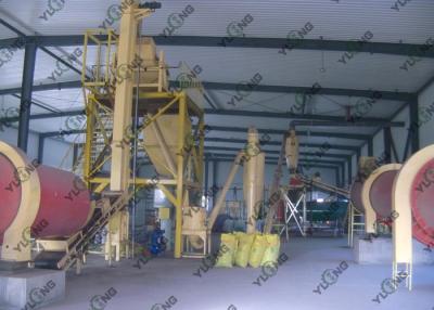 China 1-2 t/h Organic Fertilizer Production Line / Fertilizer Pellet Making Machine for sale