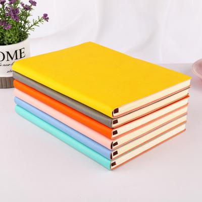 China Printed Printing Business Custom Cover Notebook A5 Leather Soft Dotted for sale