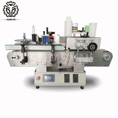 中国 SUMSYN etiquetadora Desktop labeler Automatic round bottle labeling machine label applicator for round/square /hexagon bottle 販売のため