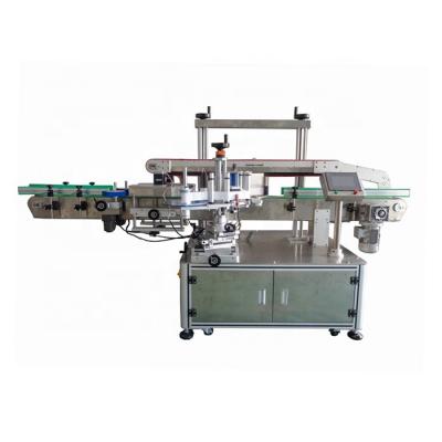 China Automatic wine bottle labeler square bottle side labeling machine for sale