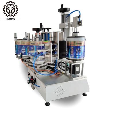 Cina Desktop single side labeling machine manual labeler automatic bottle label dispenser for gallon shampoo bottle jar in vendita