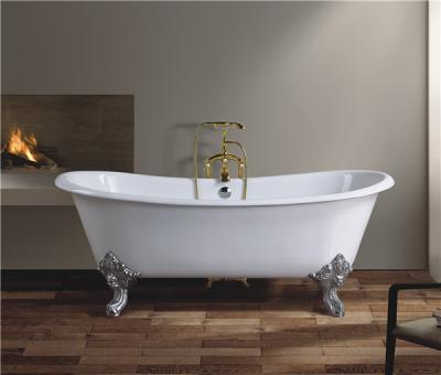 China Hot Chinese Cast Iron Bath Soaking Tub , Freestanding Cast Iron Bath for sale