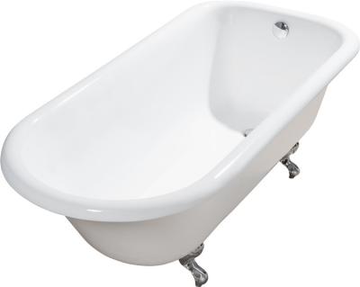 China Freestanding bathtubs with cast iron feet clawfoot bathtub for baby and adults for sale