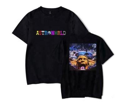 China Summer Mens QUICK DRY T-shirt O-Neck Printed Astroworld Short Tops Tees for sale