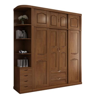 China Chinese Solid Wood Storage Bedroom Furniture Integral Wardrobe (Other) Adjustable Customization for sale