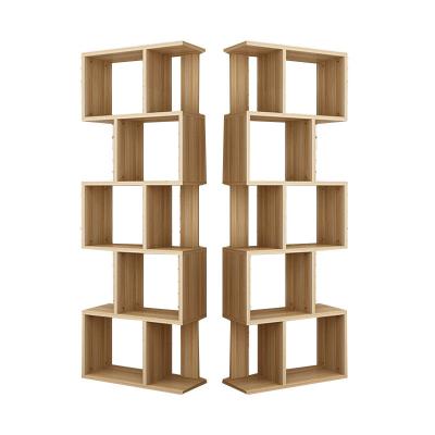 China Wall Mounted Shelf Book Case Cabinet (Other) Adjustable Bookcase Wooden Bookcase for sale