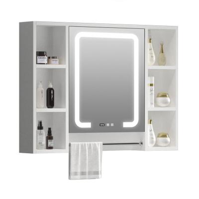 China Modern Waterproof Storage Design Mirror Sink Bathroom Cabinet for sale