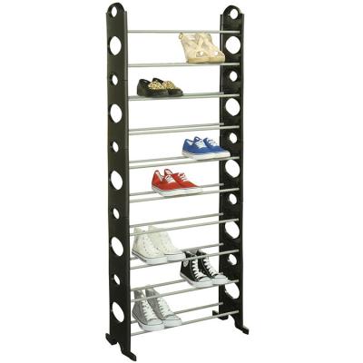 China Modern Metal Shoe Rack and Shoe Storage Racks with 10-Tier for sale