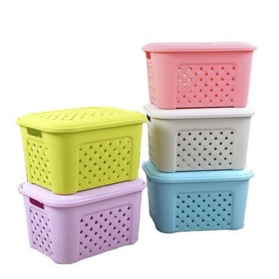 China Modern Wicker Chest Laundry Hamper Heavy Duty Plastic Laundry Basket With Lid for sale