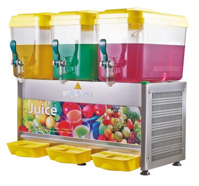 China Cooling Snack Plant 18L Three Cylinder Juice Dispenser Machine for sale