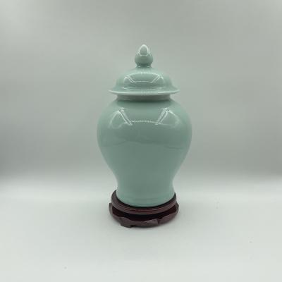 China Art Deco Chinese celadon vase lives IN the living room to decorate the celadon between the flower arrangement pattern for sale