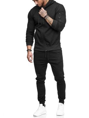 China Other Tracksuits Suits Outdoor Jogging Hooded Jogger Custom Men's Tracksuits Sweatsuit Set For Men for sale