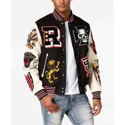 China Vintage Breathable Custom Made Winter OEM Embroidery Coat Sports Baseball Letterman Varsity Varsity Jacket Plus Size Jackets for sale