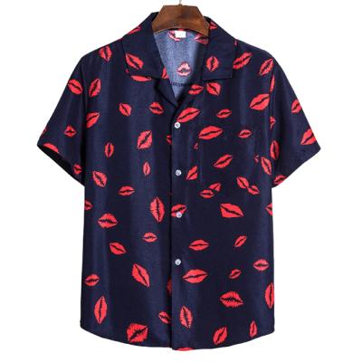 China OEM Factory New Style Button Cotton Short Sleeve Mens Shirts For Breathable Men for sale