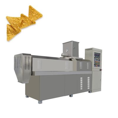 China Doritos Chips Machines Automatic Corn Doritos Crispy Fried Nacho Tortilla Chips Extruder Extruder Making Machine for sale