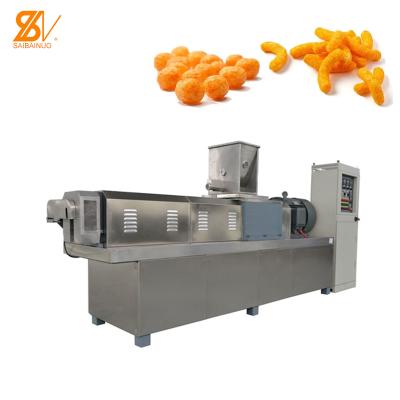 China factory cheese puff snack production maker food making extruder corn flour making machines for sale