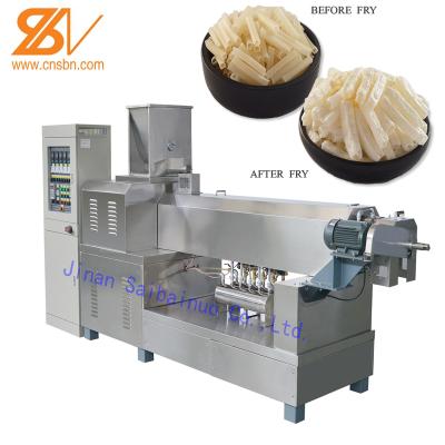 China Taco Fried Bugle Snack Making Machine / Pellet Chip Processing Line With 120kg/h for sale