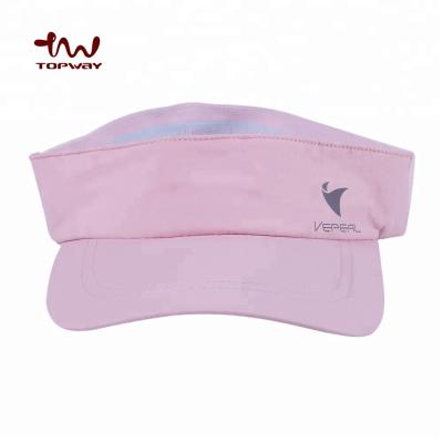 China Cheap Character Hot Sale Pink Cotton Elastic Band Sun Golf Sun Visor Hat For Outdoor Women for sale