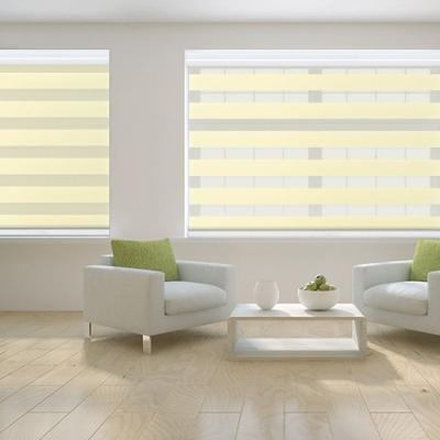 China Sun Shading Wholesale Custom Home Decoration Shangrila Shading Blackout Zebra Fabric Roller Blinds for sale