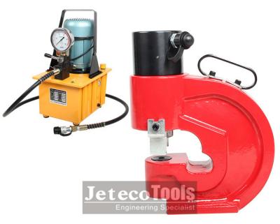 China Jeteco Tools electric motor hydraulic pump operated CH-70 hydraulic hole puncher machine for sale