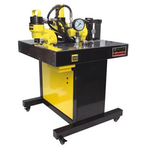 China VHB-150 hydraulic busbar machine for bending cutting and hole punching, portable hydraulic busbar processing machine for sale