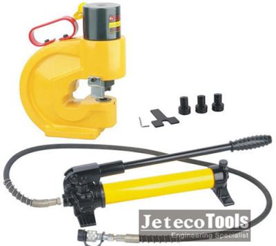 China Hydraulic hand pump operated CH-70 hydraulic punch, portable hydraulic hole puncher machine for hole punching in steel for sale