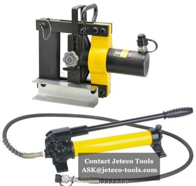 China CP-700 hydraulic hand pump operated CB-150D hydraulic busbar bender tool, portable hydraulic plate bending machine for sale