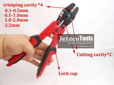 China steel wire rope crimper tool for crimping stainless cable wire ropes with ferrule and fittings for sale