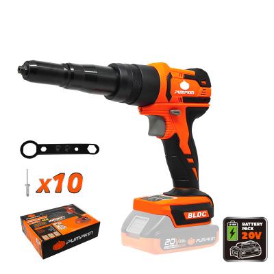 China PUMPKIN TOOLS DISCOVER 20V CORDLESS BL W/BOX 3.2-5.0mm RIVET GUN PM50335 for sale