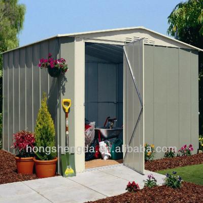 China Cheap easily assembled prefab garden storage shed metal shed for sale for sale