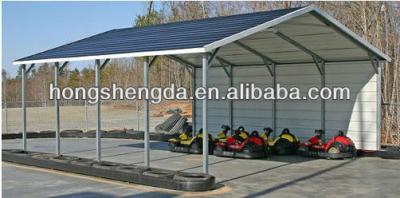 China Gutter Metal Carport Boxed Shed / Parking Lot / Steel Structure Garage for sale