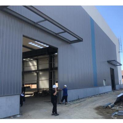 China Prefab Steel Warehouse Light Sandwich Panel Metal Workshop Steel Structure for sale