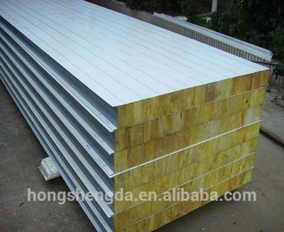 China Sandwich Wall Panels / Steel Economic Lightweight Building Materials For Sale for sale