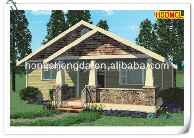 China Steel (Q235-Q345) Prefabricated Steel Structure Villa Components / Good Foundation For Quick Assembly for sale