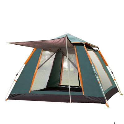 China Extended Key In Heavy Duty Luxury Windproof Family Camping Tent Living Room Two Bedrooms And One Tents for sale