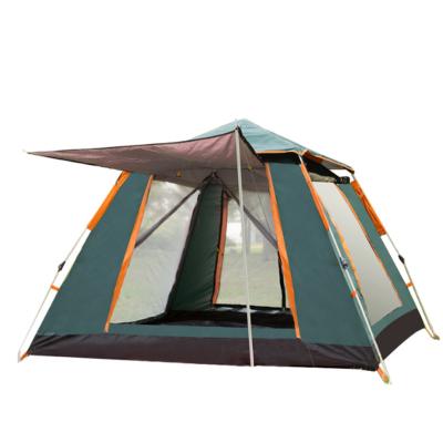 China Extended type waterproof luxury safari camping tent for outdoor family for sale