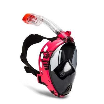 China Professional Dry Anti-fog Swimming Breathing Mask Snorkeling Sports Eyewear Full Face Snorkeling Diving Mask for sale