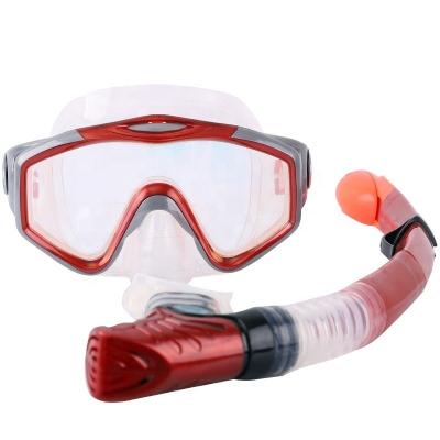 China Snorkeling Anti-fog Glasses Snorkeling Mask Goggles Swimming Easy Breath Tube Set Adult Sports Diving Mask for sale