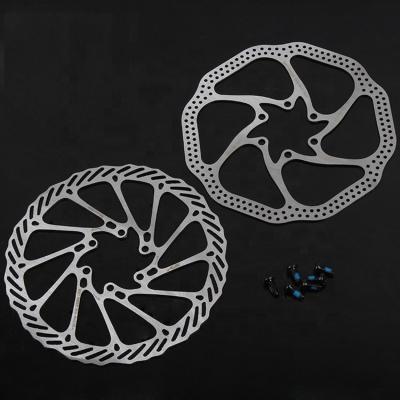 China BMX inventory 160mm 180mm bicycle brake rotor mountain bike disc brake MTB rotors rotor with bolts for sale