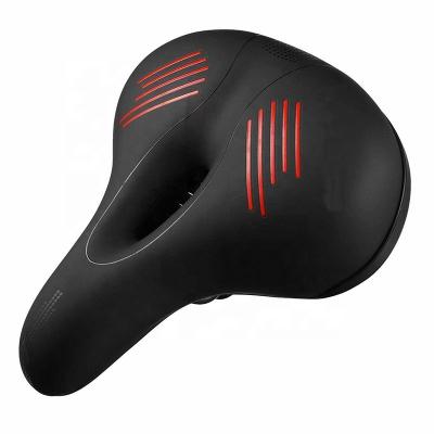 China Comfortable Soft Bike Seat Made Of Memory Foam Comfortable Bicycle Seat With Ergonomic Zone Concept For Men And Women Bike Saddle for sale