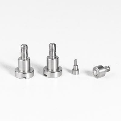 China Industrial Custom Turning Parts Stainless Steel Non Standard Slotted Slotted Screw for sale