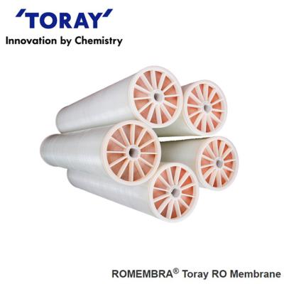 China Water Treatment Industry Toray 8inch 440 Membrane Area Ultra Low Pressure Brackish Water Industrial Reverse Osmosis Membrane Element for sale